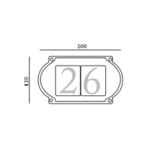 شماره پلاک Plate 2 تلرانس – Tolerance